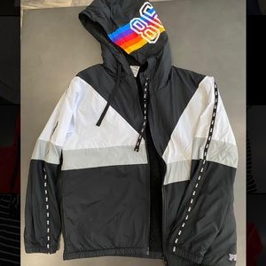 Pink Windbreaker Jacket